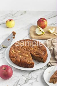 Vegan Apple Ginger Cake - Set 2