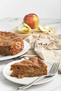 Vegan Apple Ginger Cake - Set 2