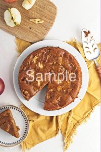 Vegan Apple Ginger Cake - Set 3