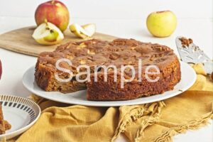 Vegan Apple Ginger Cake - Set 3