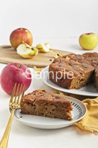 Vegan Apple Ginger Cake - Set 3