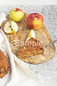 Vegan Apple Ginger Cake - Set 4