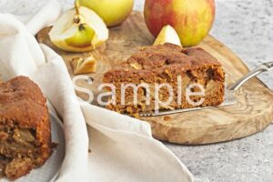 Vegan Apple Ginger Cake - Set 4