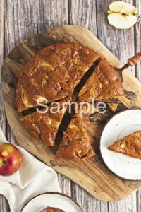 Vegan Apple Ginger Cake - Set 5