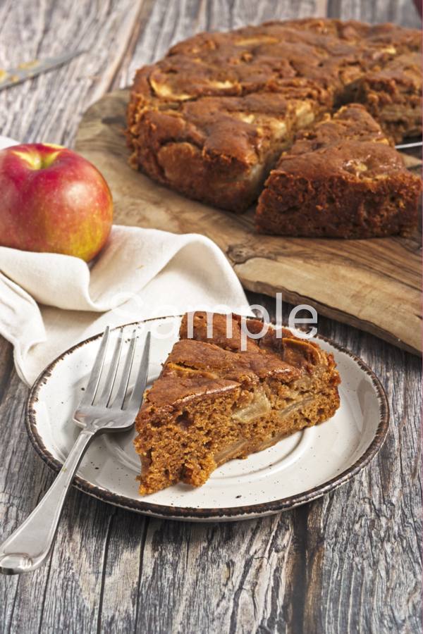 Vegan Apple Ginger Cake - Set 5