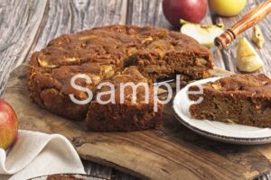 Vegan Apple Ginger Cake - Set 5