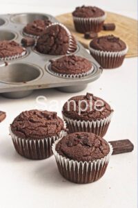 Vegan Chocolate Buckwheat Muffins - Set 3