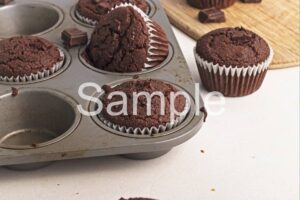 Vegan Chocolate Buckwheat Muffins - Set 3