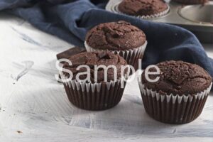 Vegan Chocolate Buckwheat Muffins - Set 4