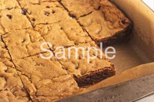 Vegan Chocolate Chip Cookie Bars - Set 1