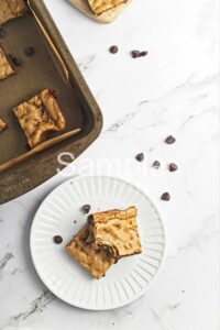 Vegan Chocolate Chip Cookie Bars - Set 2