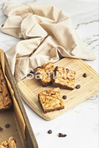 Vegan Chocolate Chip Cookie Bars - Set 2