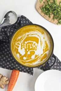 Carrot Ginger Curry Soup - Set 3