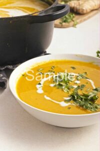 Carrot Ginger Curry Soup - Set 3