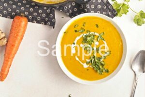 Carrot Ginger Curry Soup - Set 3