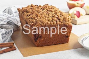 Vegan Apple Crumble Loaf - Set 1