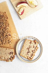 Vegan Apple Crumble Loaf - Set 1