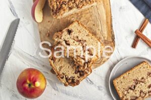 Vegan Apple Crumble Loaf - Set 4