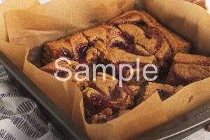 Vegan PB and Jam Blondies - Set 1