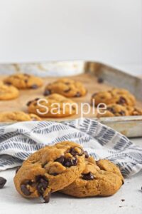 Vegan Pumpkin Chocolate Chip Cookies - Set 1