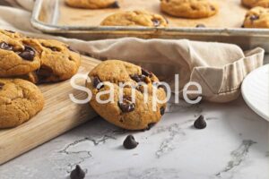 Vegan Pumpkin Chocolate Chip Cookies - Set 2