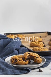 Vegan Pumpkin Chocolate Chip Cookies - Set 3