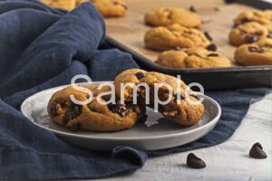 Vegan Pumpkin Chocolate Chip Cookies - Set 3