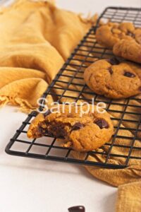 Vegan Pumpkin Chocolate Chip Cookies - Set 4