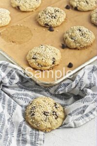 Vegan Sesame Chip Cookies - Set 1