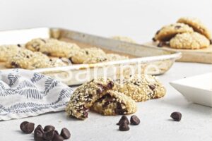 Vegan Sesame Chip Cookies - Set 1