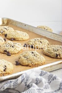 Vegan Sesame Chip Cookies - Set 1