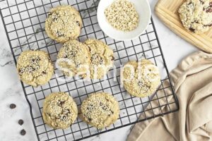 Vegan Sesame Chip Cookies - Set 2