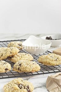 Vegan Sesame Chip Cookies - Set 2