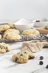 Vegan Sesame Chip Cookies - Set 2