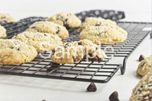 Vegan Sesame Chip Cookies - Set 3