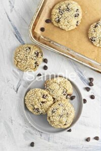 Vegan Sesame Chip Cookies - Set 4