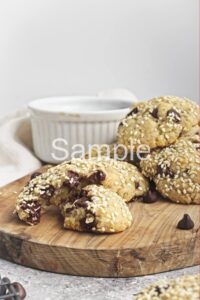 Vegan Sesame Chip Cookies - Set 5