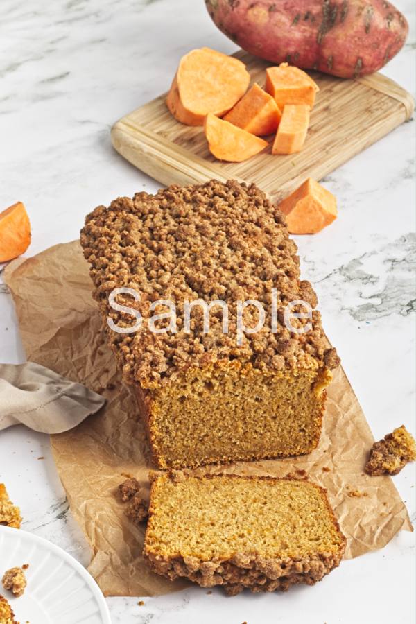 Vegan Sweet Potato Bread - Set 2