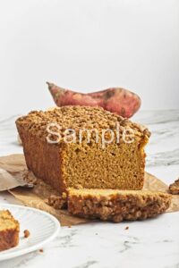 Vegan Sweet Potato Bread - Set 2