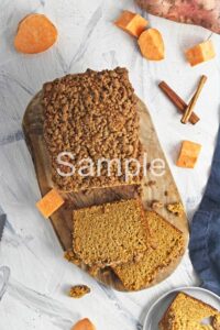 Vegan Sweet Potato Bread - Set 4