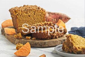 Vegan Sweet Potato Bread - Set 4