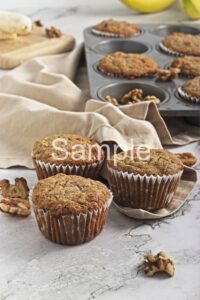 Buckwheat Banana Nut Muffins - Set 2