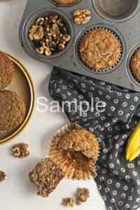 Buckwheat Banana Nut Muffins - Set 3