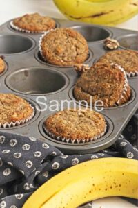 Buckwheat Banana Nut Muffins - Set 3