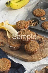 Buckwheat Banana Nut Muffins - Set 4