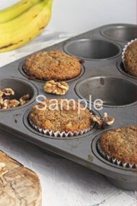 Buckwheat Banana Nut Muffins - Set 4