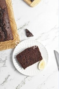 Vegan Chocolate Banana Bread - Set 2