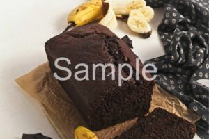 Vegan Chocolate Banana Bread - Set 3