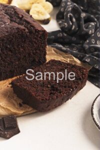 Vegan Chocolate Banana Bread - Set 3