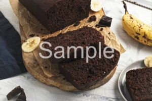 Vegan Chocolate Banana Bread - Set 4